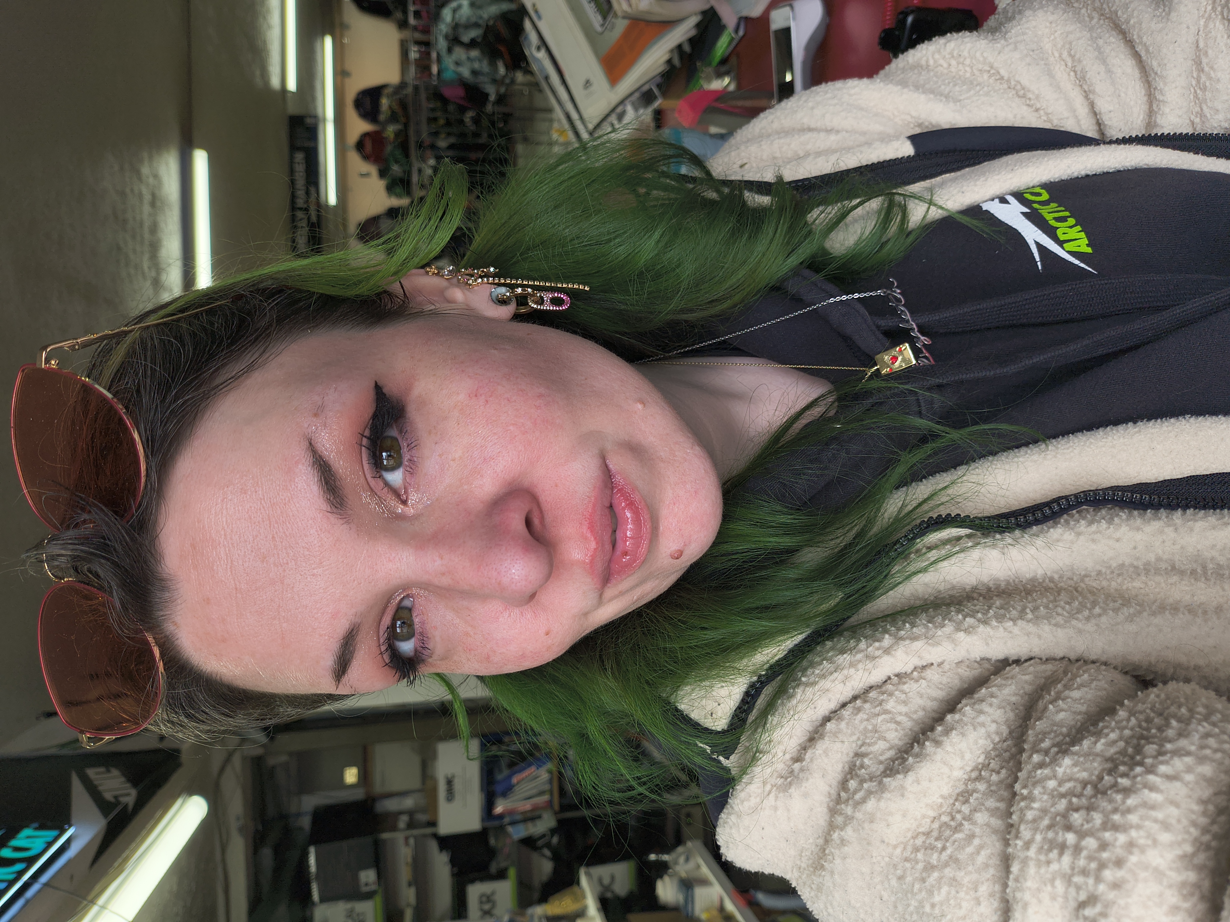 brown green